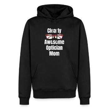 Offensichtlich Großartig, Optikerin, Mutter, - Männer Premium Bio Hoodie - Schwarz - Vorne - Nico (187cm)