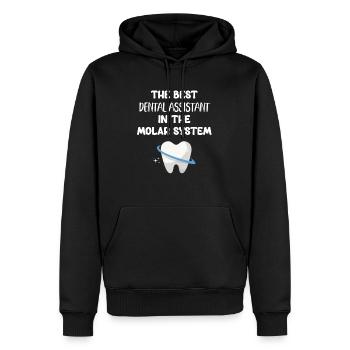 The best dental assistant in the molar system - Men’s Premium Organic Hoodie - black - Front - Nico (187cm)