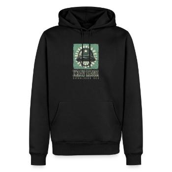 Krav Maga Gegründet 1930 - Männer Premium Bio Hoodie - Schwarz - Vorne - Nico (187cm)