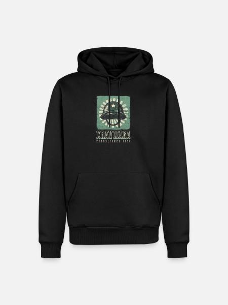 Krav Maga Established 1930 - Men’s Premium Organic Hoodie - black