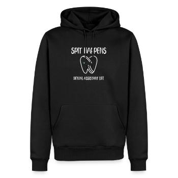 Spit Happen Dental Assistant Life Floss Floss - Männer Premium Bio Hoodie - Schwarz - Vorne - Nico (187cm)