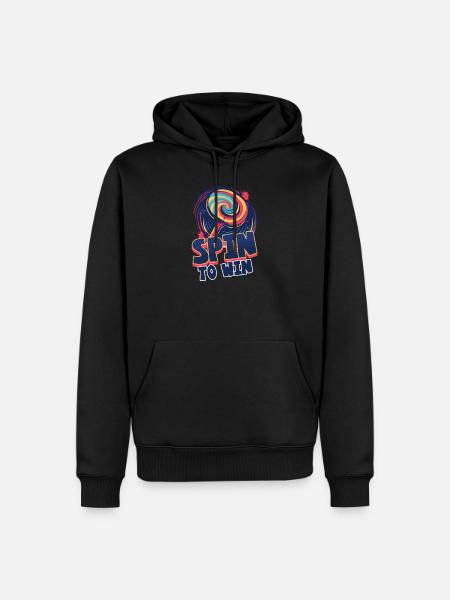 Ping Pong Spin To Win - Men’s Premium Organic Hoodie - black
