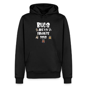 Sind Meine Lieblingsspielzeuge - Männer Premium Bio Hoodie - Schwarz - Vorne - Nico (187cm)