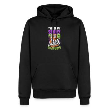 Halloween Chemielehrer Gruseliges Lehrerkostüm - Männer Premium Bio Hoodie - Schwarz - Vorne - Nico (187cm)