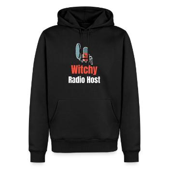 Hexenhafter Radiomoderator, Lustiger - Männer Premium Bio Hoodie - Schwarz - Vorne - Nico (187cm)