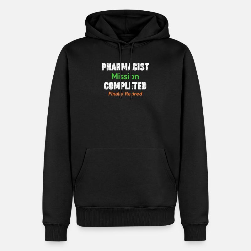 Mission pharmacienne terminée, Propofol - Sweat à capuche Premium bio Homme - noir