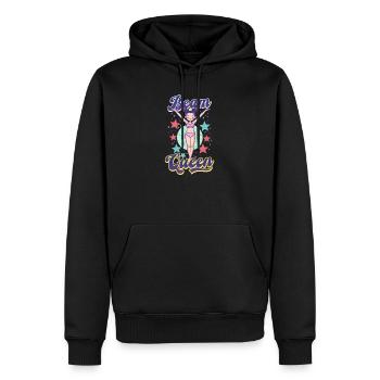 Gymnastique Beam Queen - Sweat à capuche Premium bio Homme - noir - Devant - Nico (187cm)
