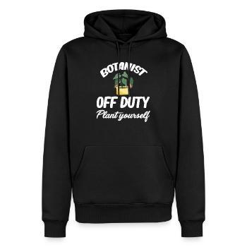 Botaniker Außer Dienst Pflanzen Sie Selbst - Männer Premium Bio Hoodie - Schwarz - Vorne - Nico (187cm)