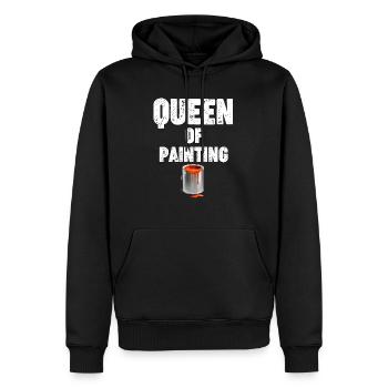 Königin Der Malerei, Anstreicherin, - Männer Premium Bio Hoodie - Schwarz - Vorne - Nico (187cm)