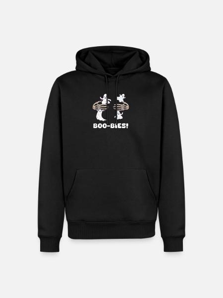 Halloween Boob Boo-Bies! - Men’s Premium Organic Hoodie - black