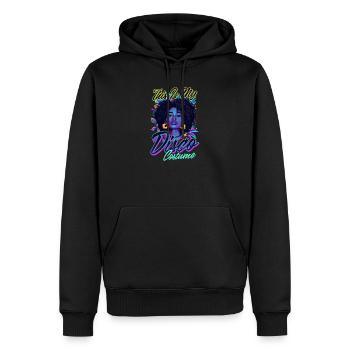 Das ist mein 70er Jahre Kostüm - Männer Premium Bio Hoodie - Schwarz - Vorne - Nico (187cm)