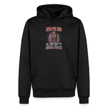 Depression Bewusstsein Introvertierter Kampf Mentale Heilung - Männer Premium Bio Hoodie - Schwarz - Vorne - Nico (187cm)