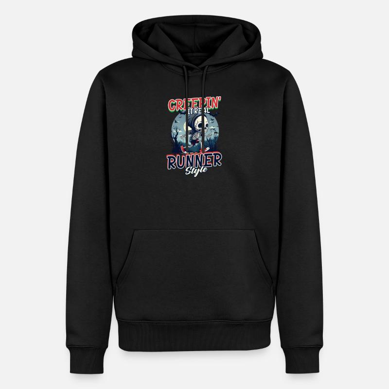 Halloween Runner Runner Style - Sweat à capuche Premium bio Homme - noir