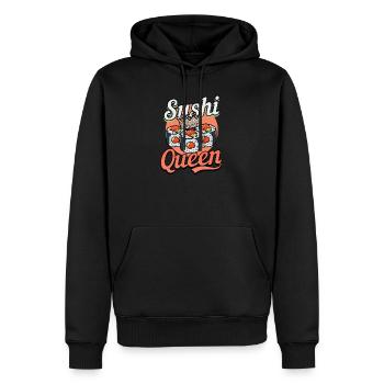 Sushi Rolle Sushi Königin - Männer Premium Bio Hoodie - Schwarz - Vorne - Nico (187cm)