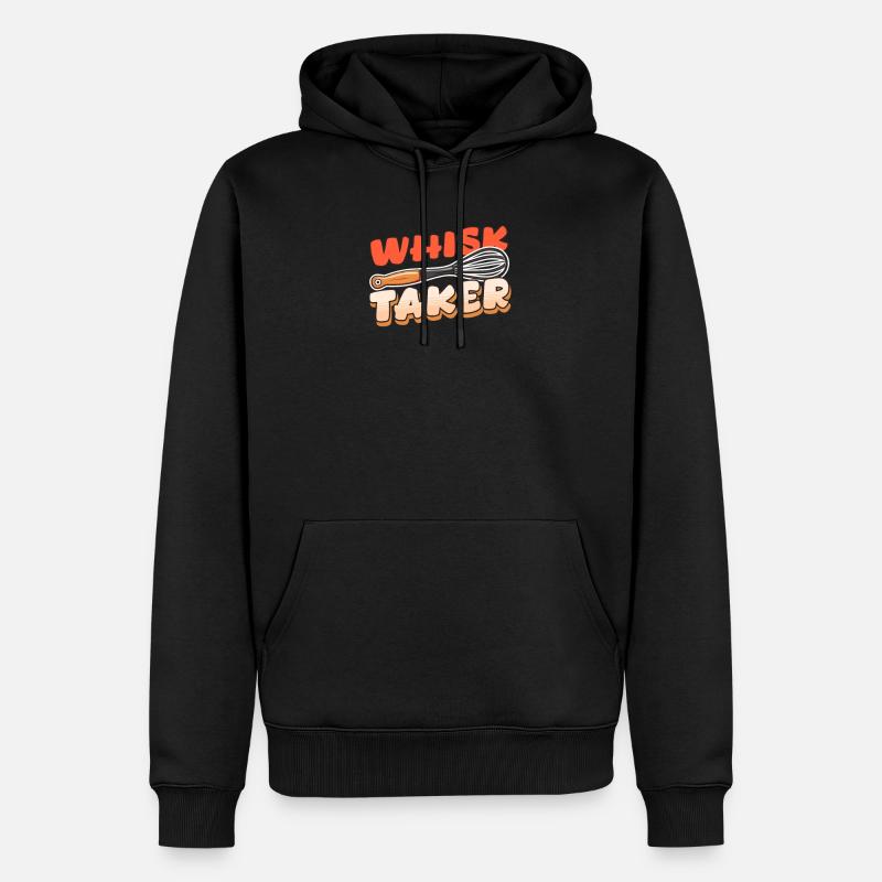 Fouet de cuisson - Sweat à capuche Premium bio Homme - noir