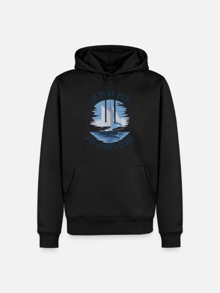vendee voilier - Sweat à capuche Premium bio Homme - noir