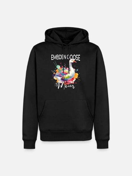 Emdengan's mom - Men’s Premium Organic Hoodie - black