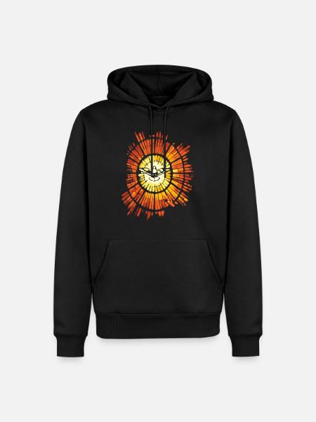 Heiliger Geist - Glasmalerei, Vatikan - Männer Premium Bio Hoodie - Schwarz