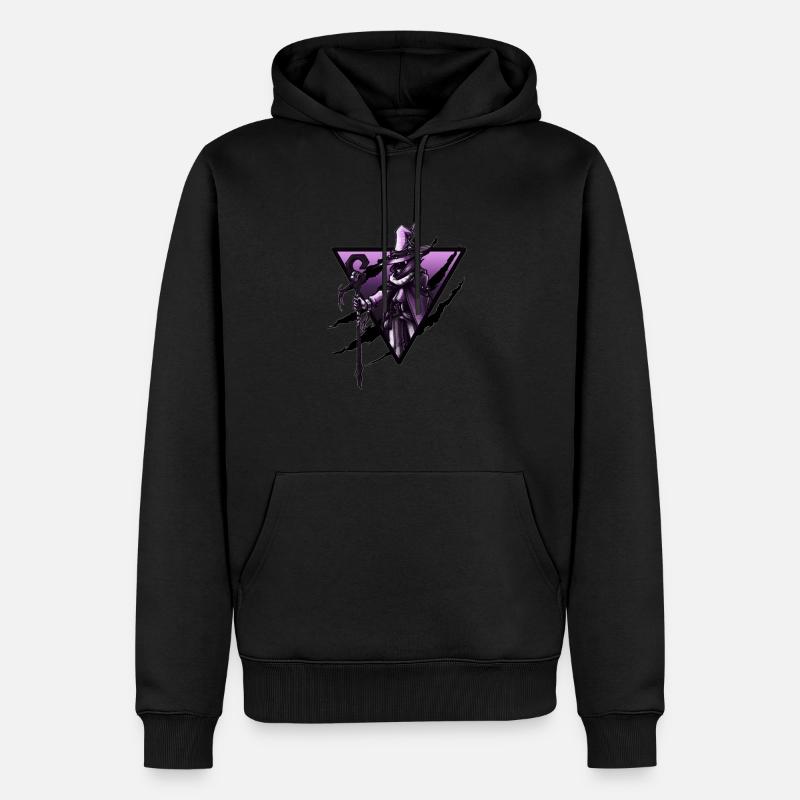 triangle de mage noir - Sweat à capuche Premium bio Homme - noir