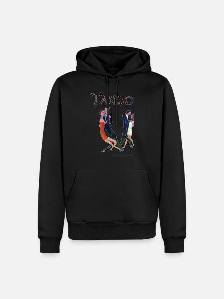 Gala tango - Men’s Premium Organic Hoodie - black