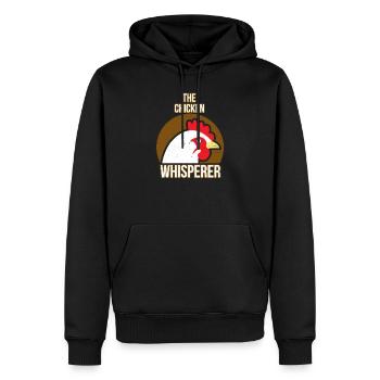 Chicken Whisperer - Männer Premium Bio Hoodie - Schwarz - Vorne - Nico (187cm)