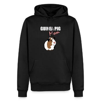 Meerschwein - Männer Premium Bio Hoodie - Schwarz - Vorne - Nico (187cm)