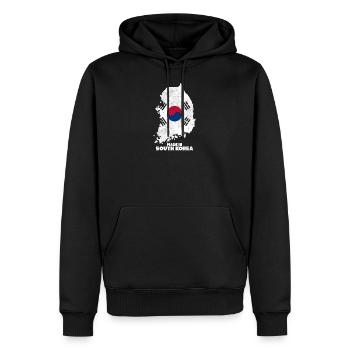 Südkorea Land Asien - Männer Premium Bio Hoodie - Schwarz - Vorne - Nico (187cm)