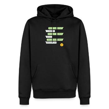 Computer Nerd Geek Chat IP Adresse witzig Geschenk - Männer Premium Bio Hoodie - Schwarz - Vorne - Nico (187cm)