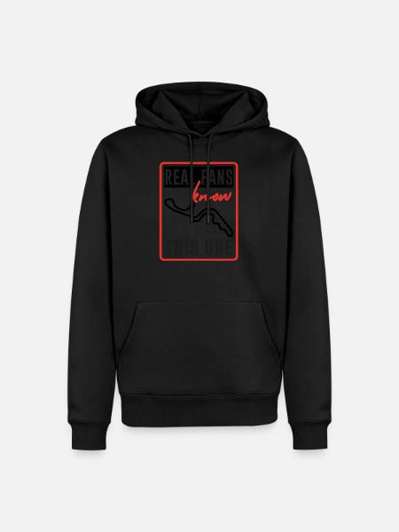 Les vrais fans connaissent ce t-shirt - Sweat à capuche Premium bio Homme - noir