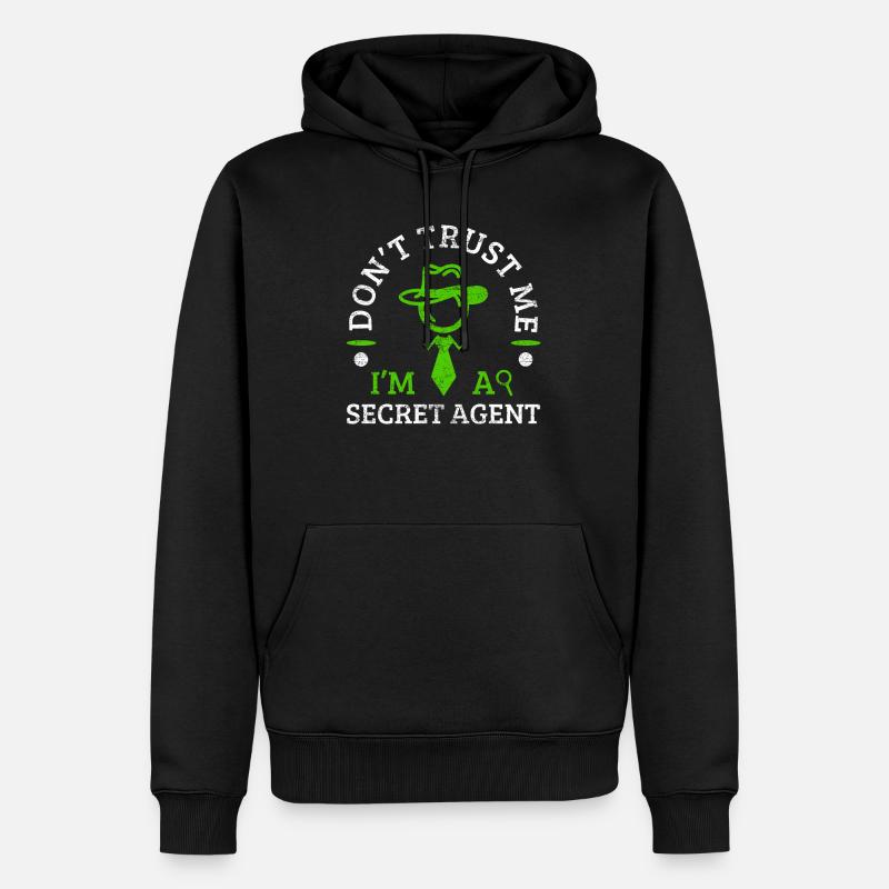 Geheimagent Spionage Agent Geschenk Geschenkidee - Männer Premium Bio Hoodie - Schwarz