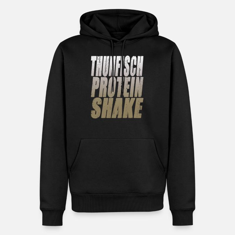 Shake - Männer Premium Bio Hoodie - Schwarz