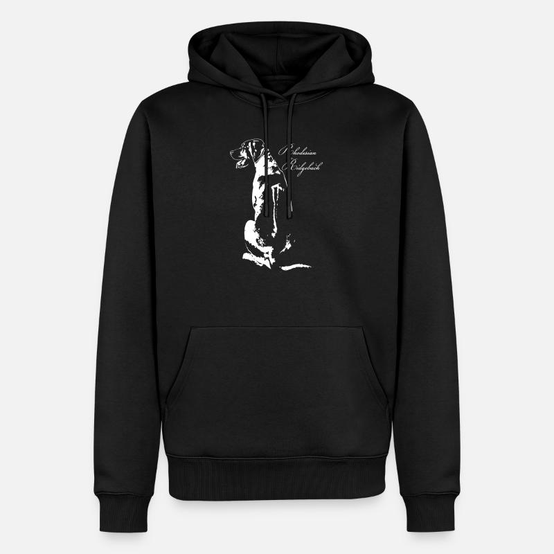 Rhodesian Ridgeback - Sweat à capuche Premium bio Homme - noir