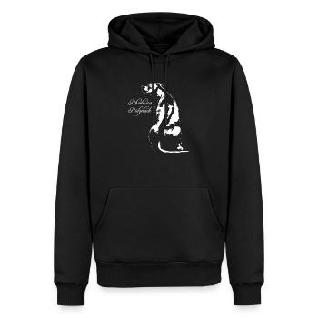 Rhodesian Ridgeback - Men’s Premium Organic Hoodie - black - Front - Nico (187cm)
