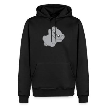 Koala - Koalas - Koalafan - Koalababy - Geschenk - Männer Premium Bio Hoodie - Schwarz - Vorne - Nico (187cm)