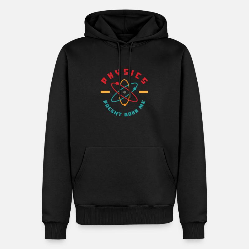 Physique de Niels Bohr - Sweat à capuche Premium bio Homme - noir