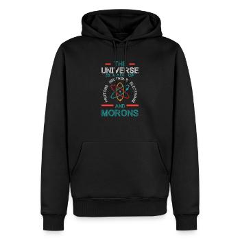 Protone Neutrone Elektrone - Männer Premium Bio Hoodie - Schwarz - Vorne - Nico (187cm)
