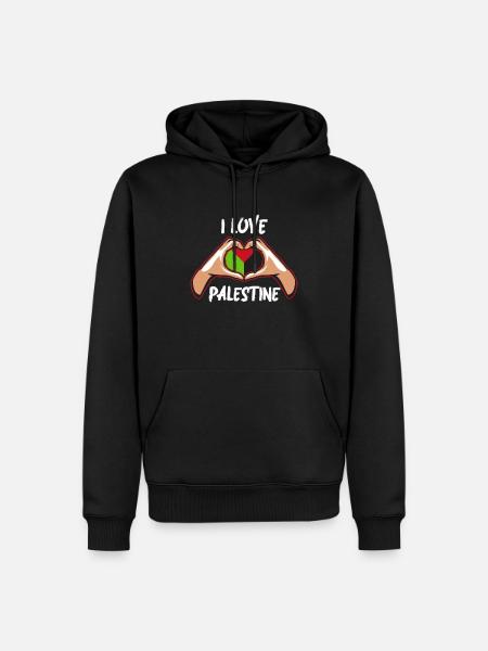 Palestine - Men’s Premium Organic Hoodie - black