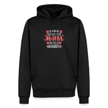 Mama du bist grossartig Muttertag Mutter Geschenk - Männer Premium Bio Hoodie - Schwarz - Vorne - Nico (187cm)