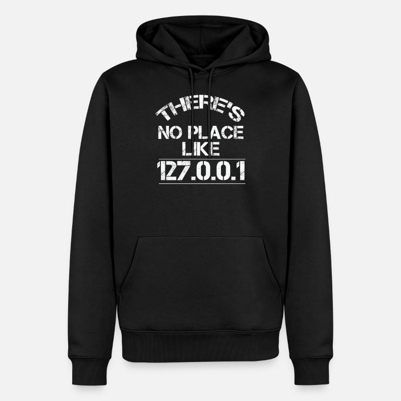 Geek informatique nerd - Sweat à capuche Premium bio Homme - noir