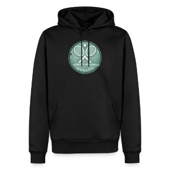 Tennis Flushing Meadows Queens New York NYC - Sweat à capuche Premium bio Homme - noir - Devant - Nico (187cm)
