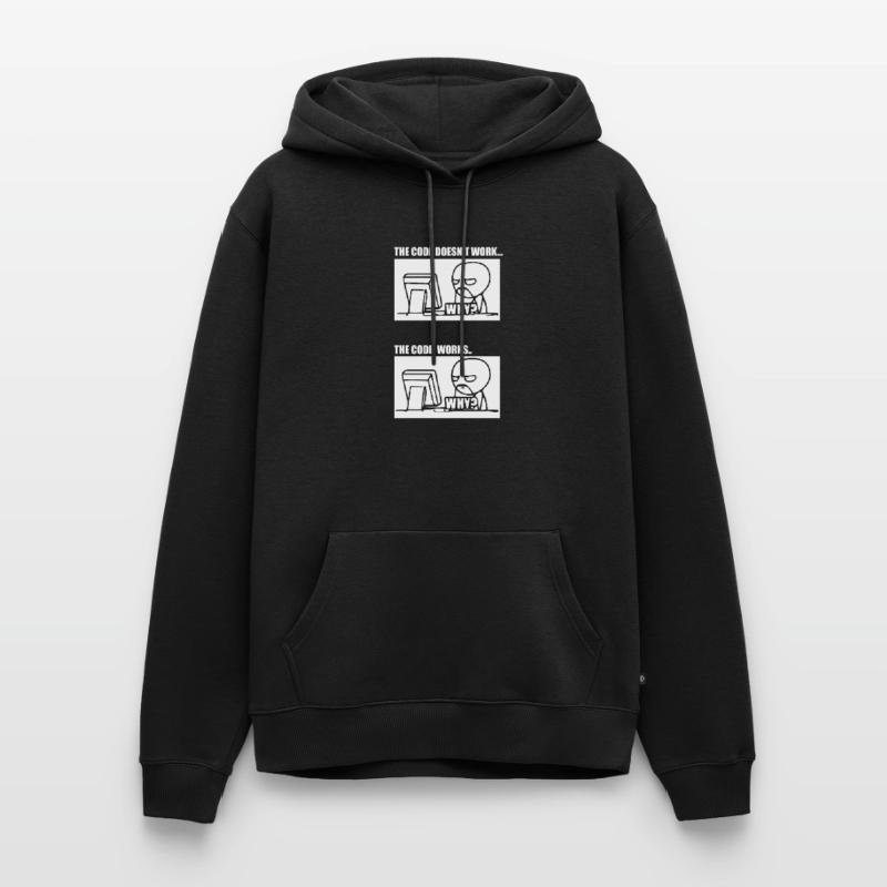 The Code Doesn't Work The Code Works Why? Men’s Premium Organic Hoodie