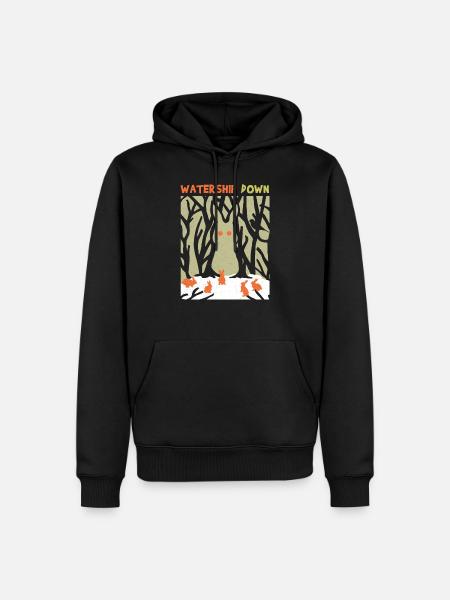Watership Down - Men’s Premium Organic Hoodie - black
