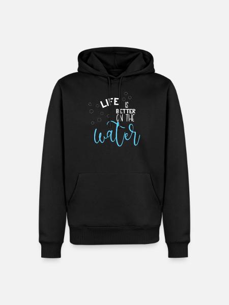 Cruise - Cruise - Cruise - Water - Men’s Premium Organic Hoodie - black
