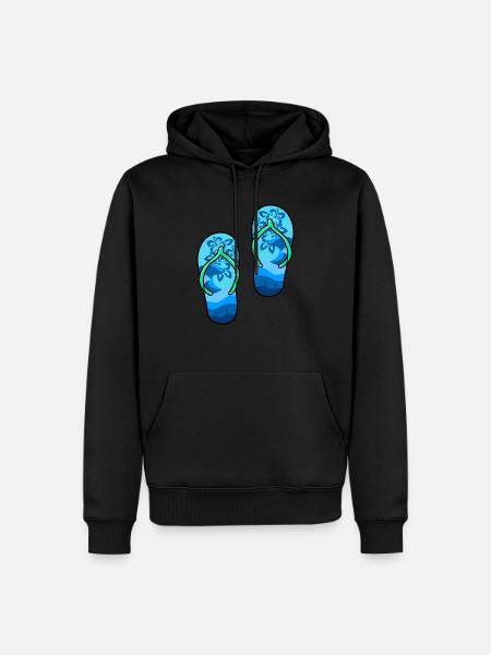 Flip flops - Men’s Premium Organic Hoodie - black