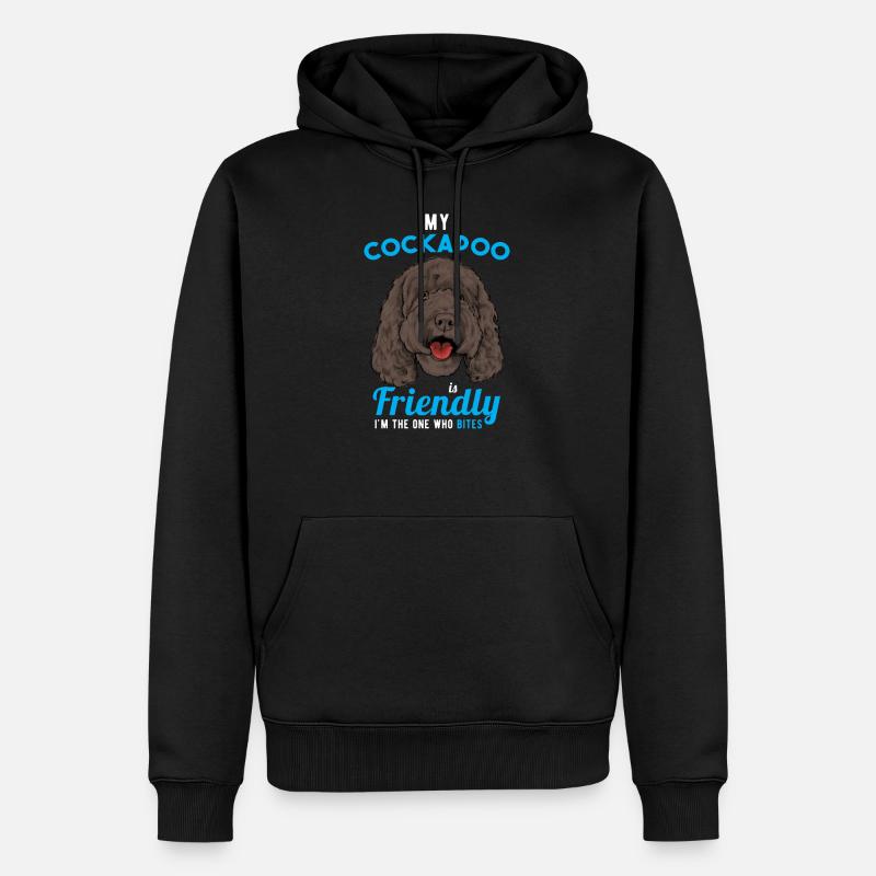 Cockapoo - Männer Premium Bio Hoodie - Schwarz