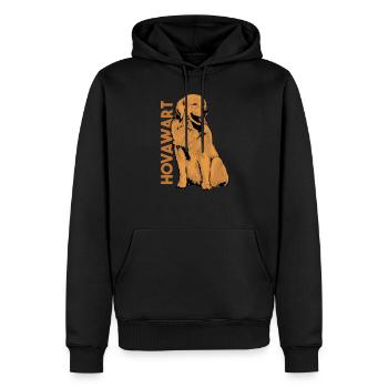Hovawart - Sweat à capuche Premium bio Homme - noir - Devant - Nico (187cm)