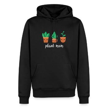 Plant Mom Succulent - Männer Premium Bio Hoodie - Schwarz - Vorne - Nico (187cm)