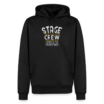 Stage crew, stage staff, roadie gift - Men’s Premium Organic Hoodie - black - Front - Nico (187cm)