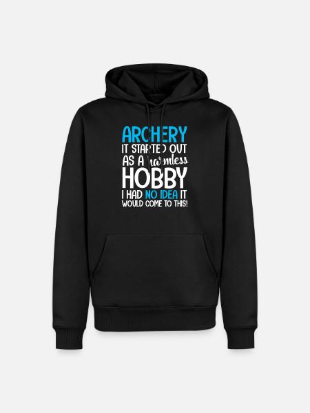 Archery Archery - Men’s Premium Organic Hoodie - black