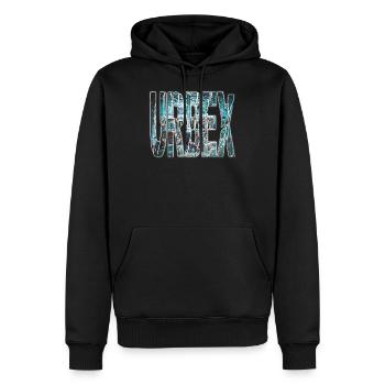 Urbex Lost Places - Sweat à capuche Premium bio Homme - noir - Devant - Nico (187cm)